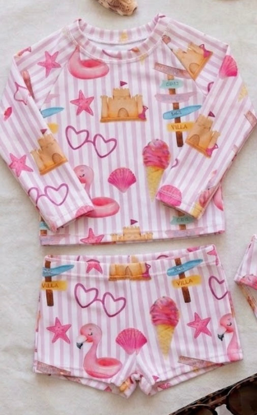 Matching Mum & Mini Swimming Costumes - kid's costume