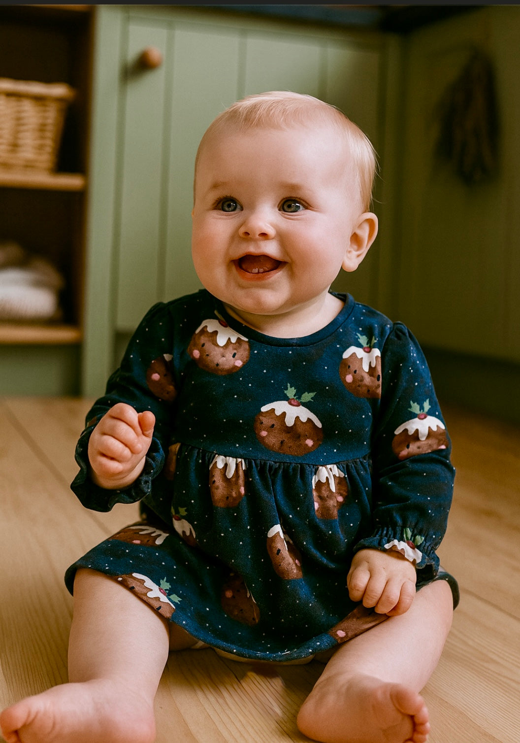 Long Sleeve Dress - Christmas