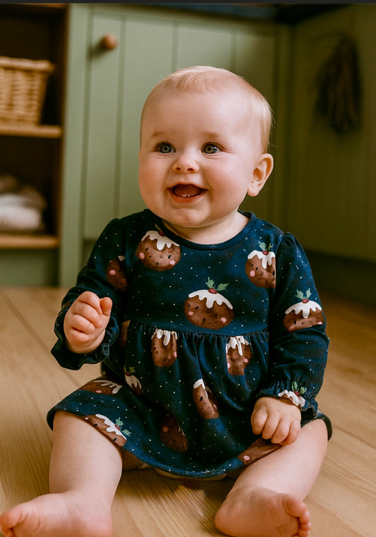 Long Sleeve Dress - Christmas