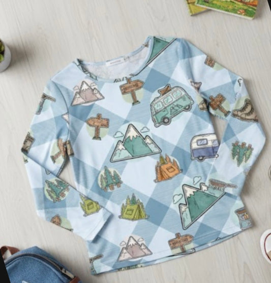 Essentials Handmade Long Sleeve Tee | Soft Cotton Layering Top | 0-5Y