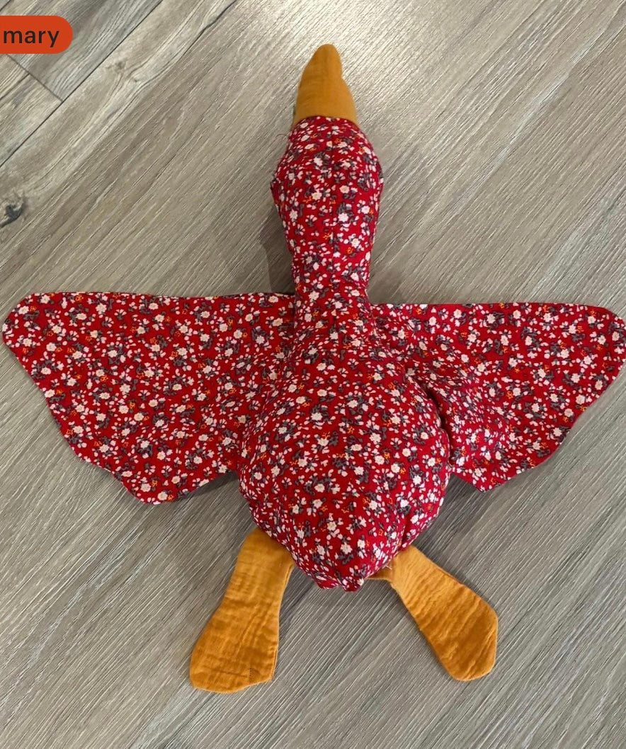 Lucy Goose - Stuffed goose teddy - Christmas