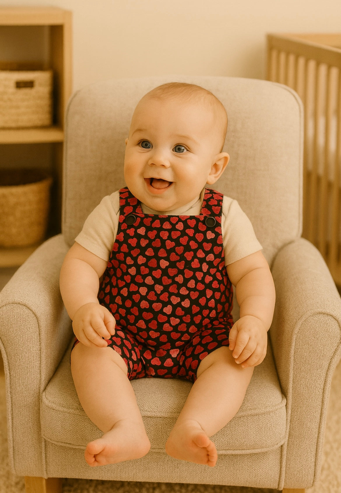 Shortie Overall Dungarees - Christmas