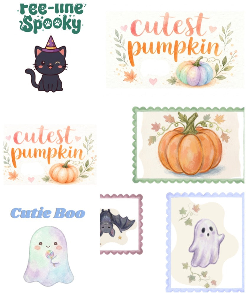 Halloween Lounge Set 0-10 years - Leggings & T-shirt - Matching Halloween Outfit