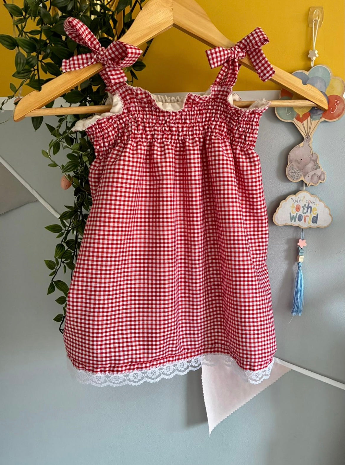 Orla Dress - Shirred 100% luxury breathable woven cotton - 0-10y