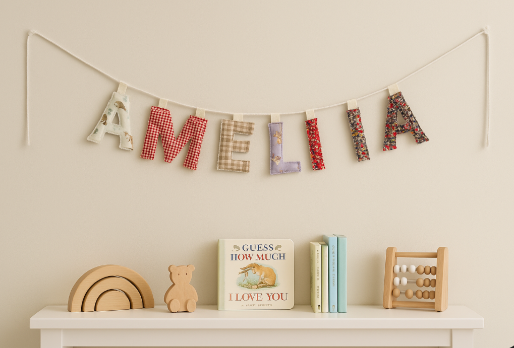 Personalised Fabric Bunting - Nursery Decor