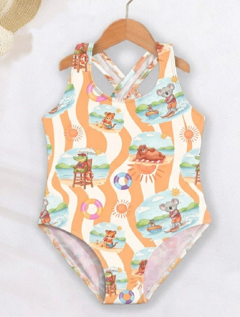 Matching Mum & Mini Swimming Costumes - kid's costume