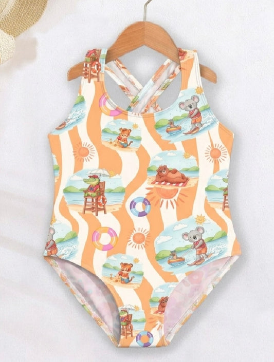 Matching Mum & Mini Swimming Costumes - kid's costume