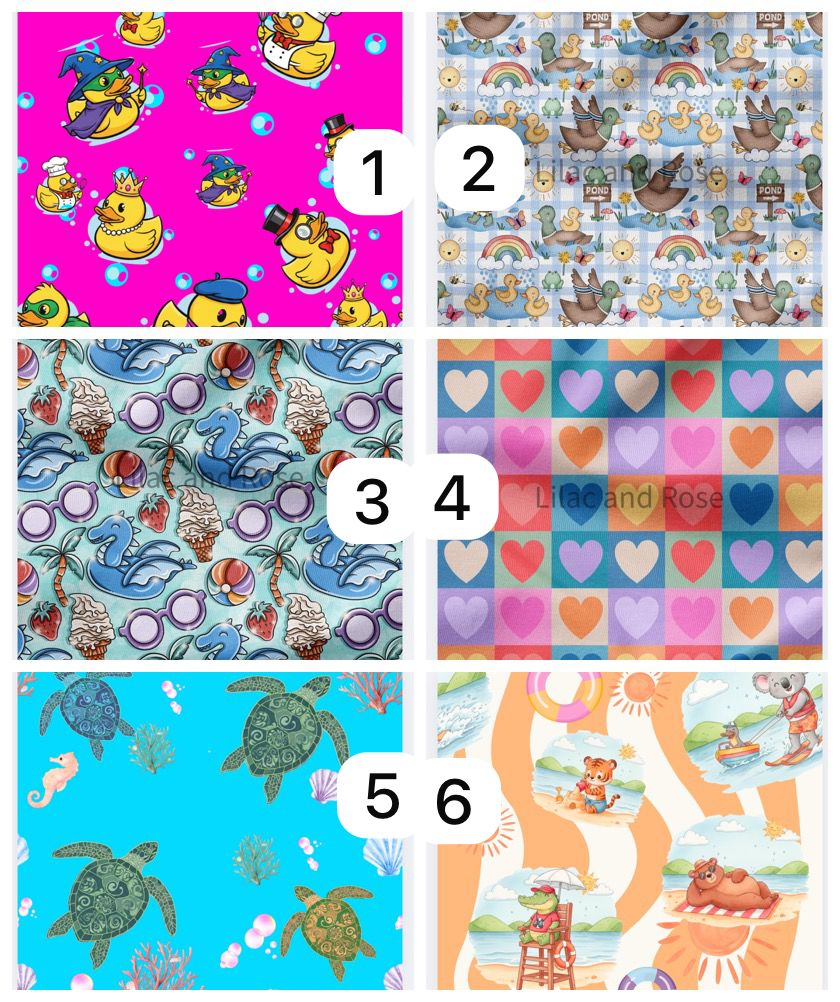 Matching Mum & Mini Swimming Costumes - mama costume/bikini