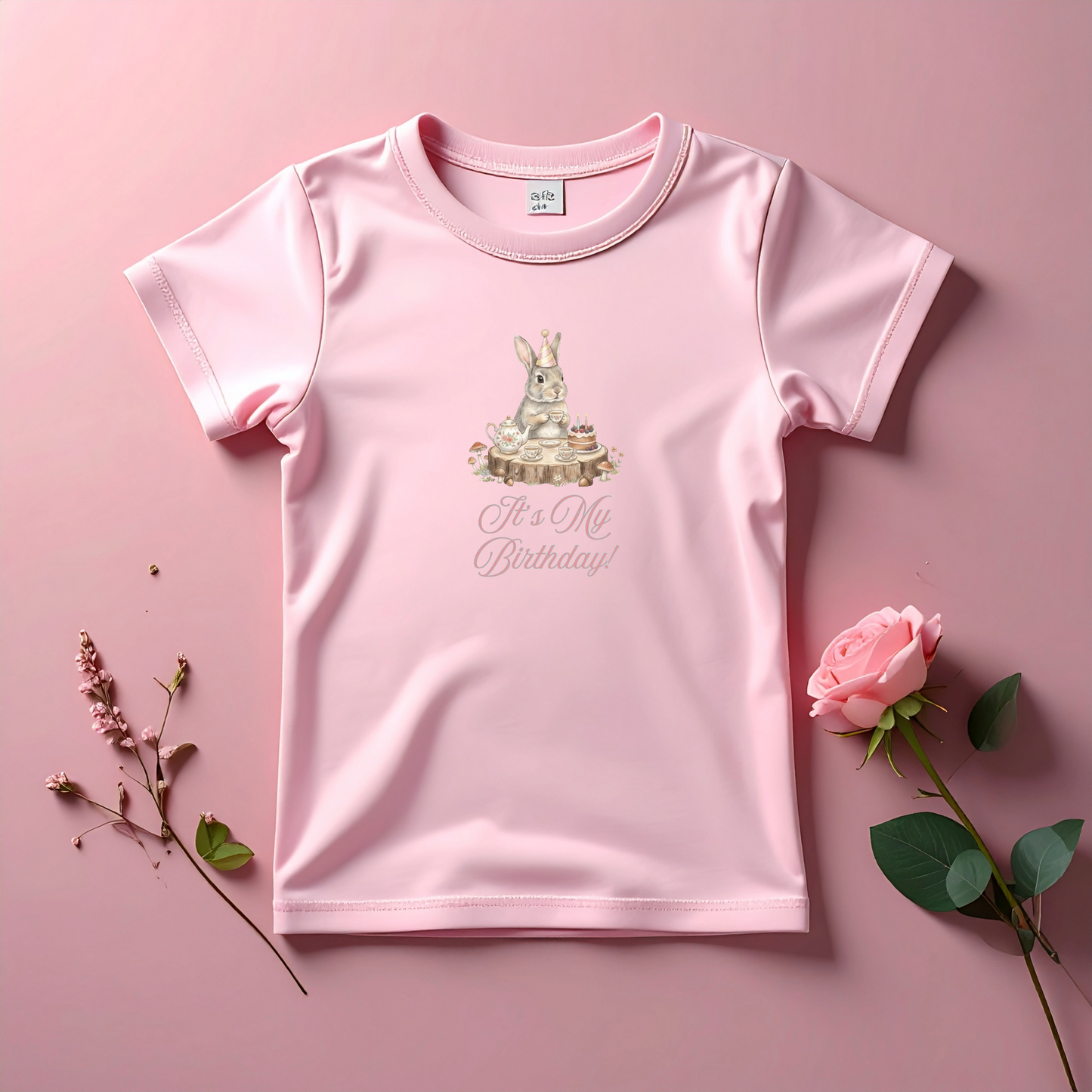 Personalised Birthday T-Shirt | Handmade Kids' Tee | UK