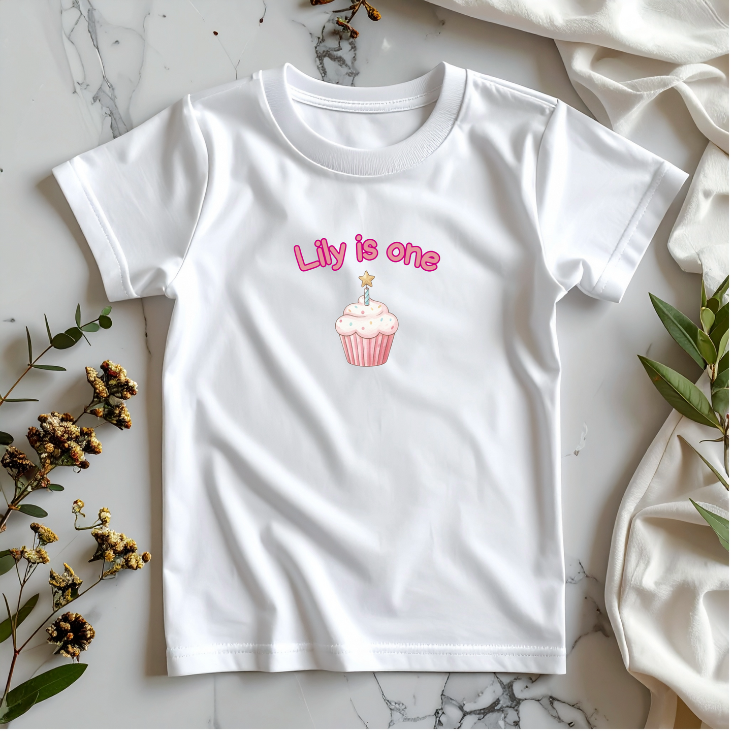 Personalised Birthday T-Shirt | Handmade Kids' Tee | UK