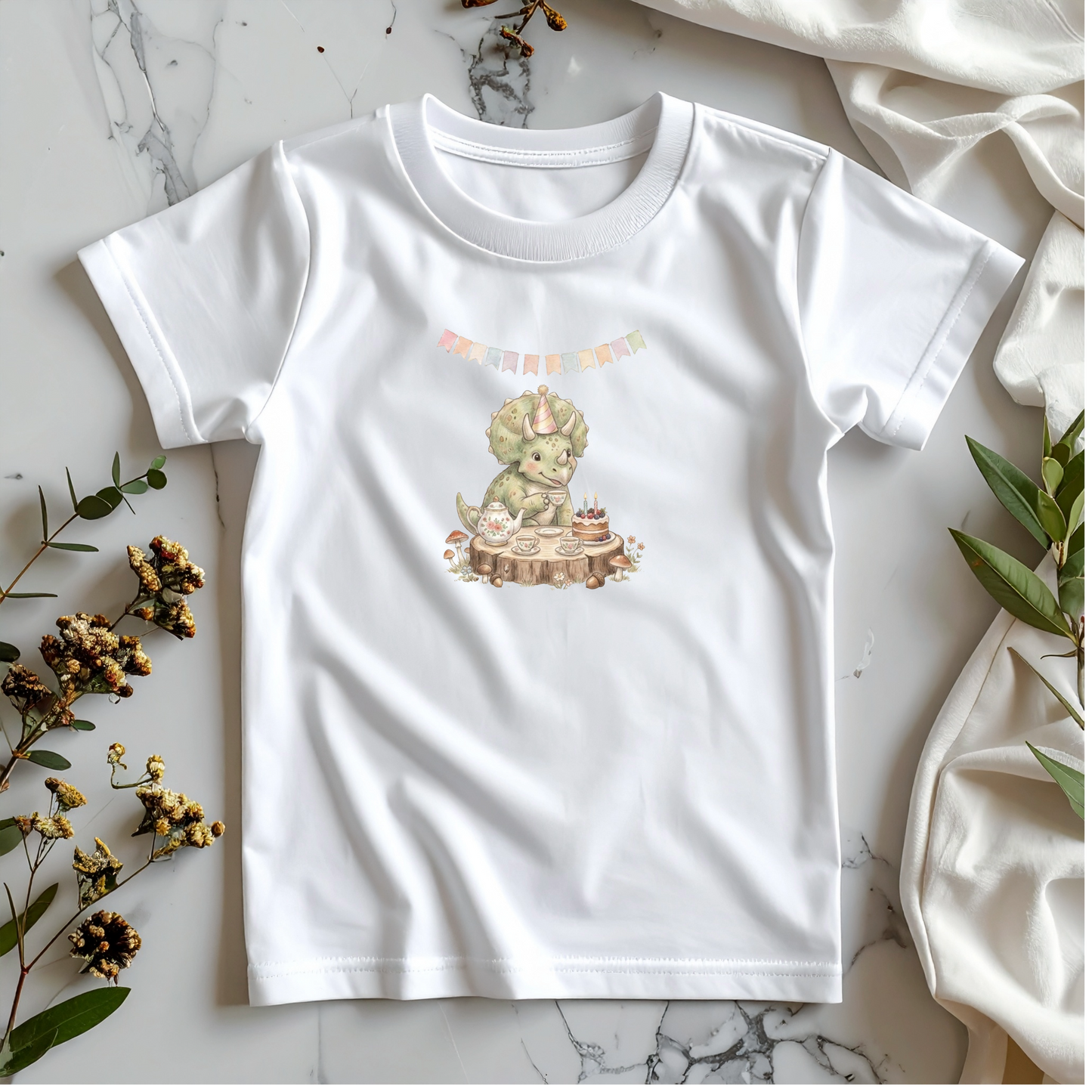 Personalised Birthday T-Shirt | Handmade Kids' Tee | UK